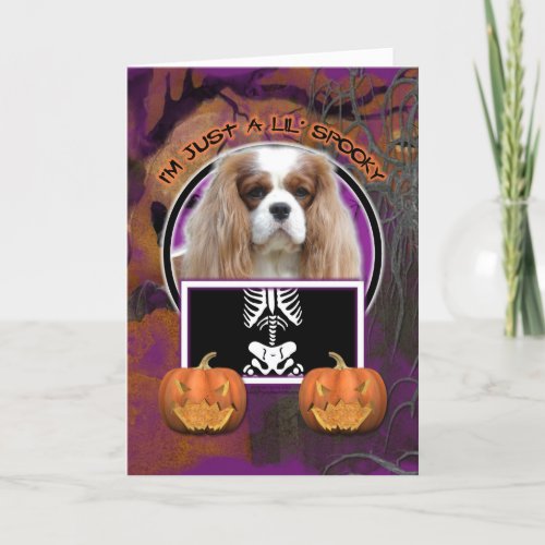 Halloween _ Just a Lil Spooky _ Cavalier _Blenheim Card