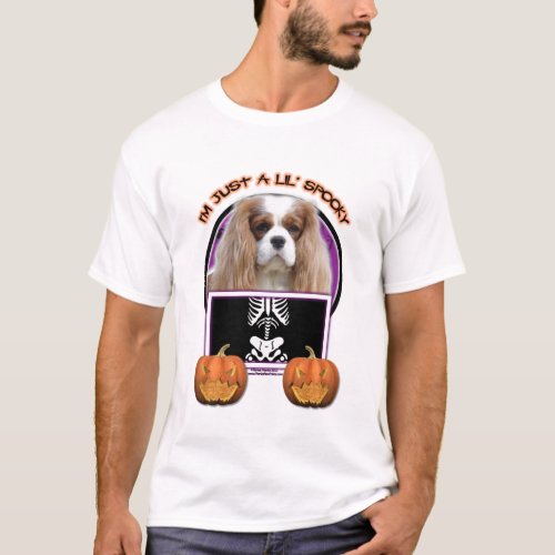 Halloween _ Just a Lil Spooky _ Cavalier _Blenheim T_Shirt