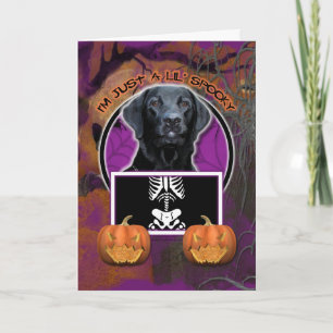 Halloween - Just a Lil Spooky - Labrador - Black Card