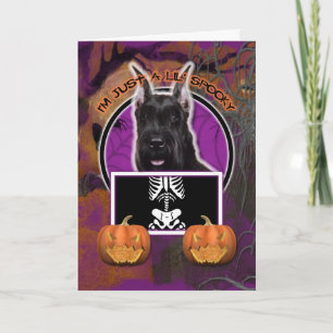 Halloween - Just a Lil Spooky - Schnauzer Card