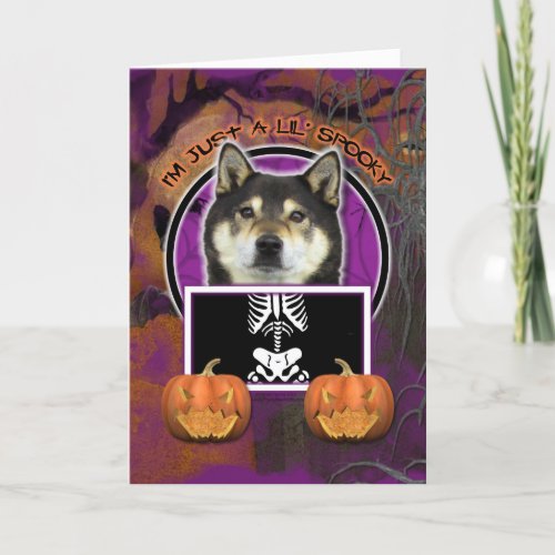 Halloween _ Just a Lil Spooky _ Shiba Inu _ Yasha Card