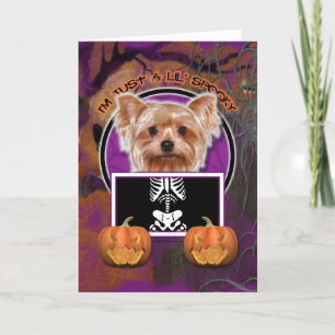 Halloween - Just a Lil Spooky - Yorkie Card