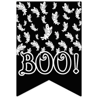 Halloween - Just Ghostly 'Happy Haunting" Bunting Flags