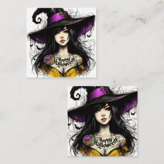 Halloween Just Got Witchier with 'Happy Halloween' Note Card