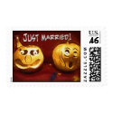 Halloween Just Married Stamps stamp