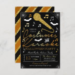 Halloween Karaoke Party Invitation<br><div class="desc">This fun and spooky Halloween Costumes and Karaoke party invitation is great for Halloween parties! This Invite is the perfect way to get guests in the mood to celebrate,  dress up and sing the Halloween night away!!</div>