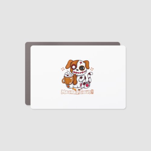 Halloween Kawaii Zombie Anime Dog Car Magnet