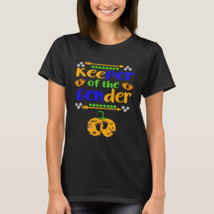 Halloween Keeper Of The Gender Reveal Baby Announc T-Shirt