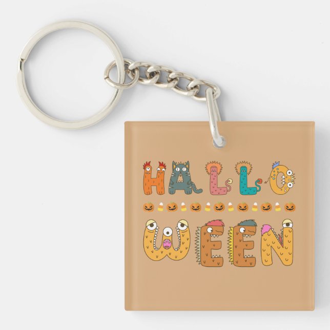 Halloween  keychain (Front)