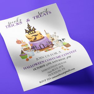 Halloween Kids Costume Contest Treats and Sweets