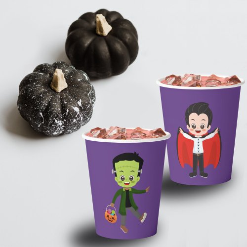 Halloween Kids Costume Party  Paper Cups