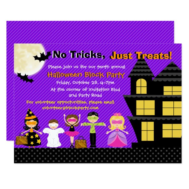 Halloween Kids Halloween Costume Party Invite