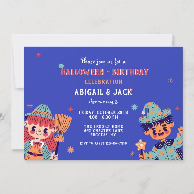 Halloween Kids Invitation (Front)