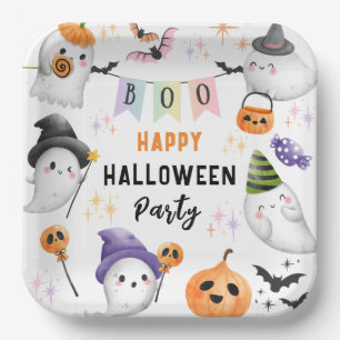 Halloween Kids Party  Paper Plates