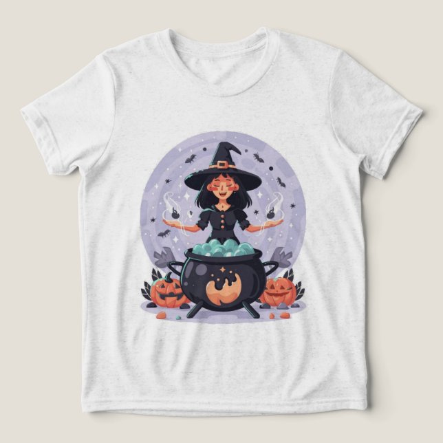 Halloween kids T-Shirt Tri-Blend Shirt (Design Front)
