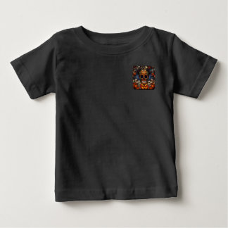 Halloween King Sugar Skull, Jack O' Lantern Baby T-Shirt