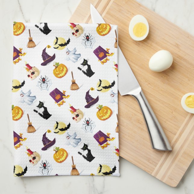 Halloween Kitchen Towel (Quarter Fold)