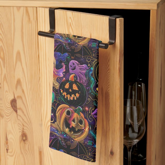 Halloween Kitchen Towel (Thirds Fold)