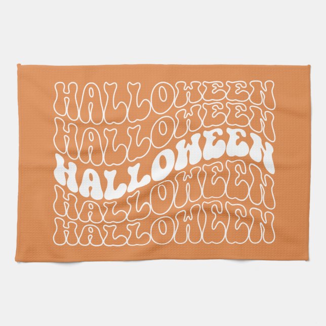 Halloween Kitchen Towel (Horizontal)