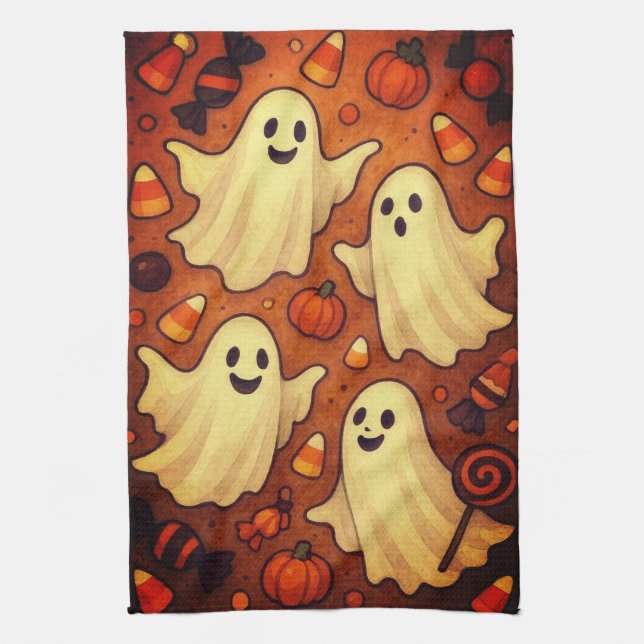 Halloween Kitchen Towel (Vertical)
