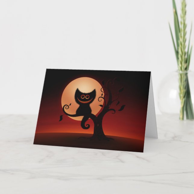 Halloween Kitten Card (Front)