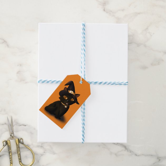 Halloween Kitten Gift Tags