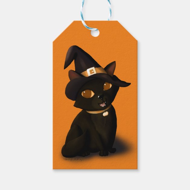 Halloween Kitten Gift Tags