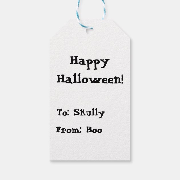 Halloween Kitten Gift Tags