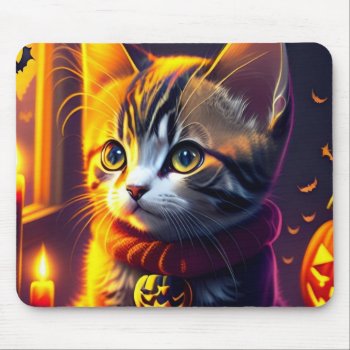 Halloween Kitten Mousepads by Theraven14 at Zazzle