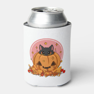 Halloween kitty can cooler