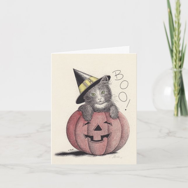 Halloween Kitty Card (Front)
