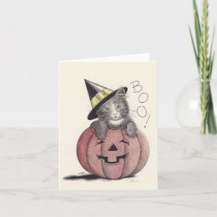 Halloween Kitty Card