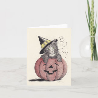 Halloween Kitty Card