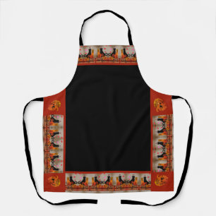 Halloween Kitty Cats All-Over Print Apron