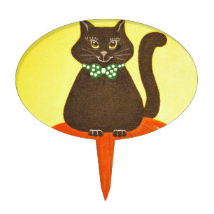 Halloween Kitty Kitty Cake Topper