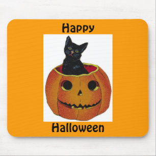 Halloween Kitty Mouse Pad