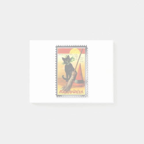 Halloween Kitty Sitting Witches Hat Post-it Notes