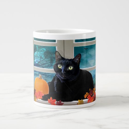 Halloween Kittys Boo_tiful Night Jumbo Mug