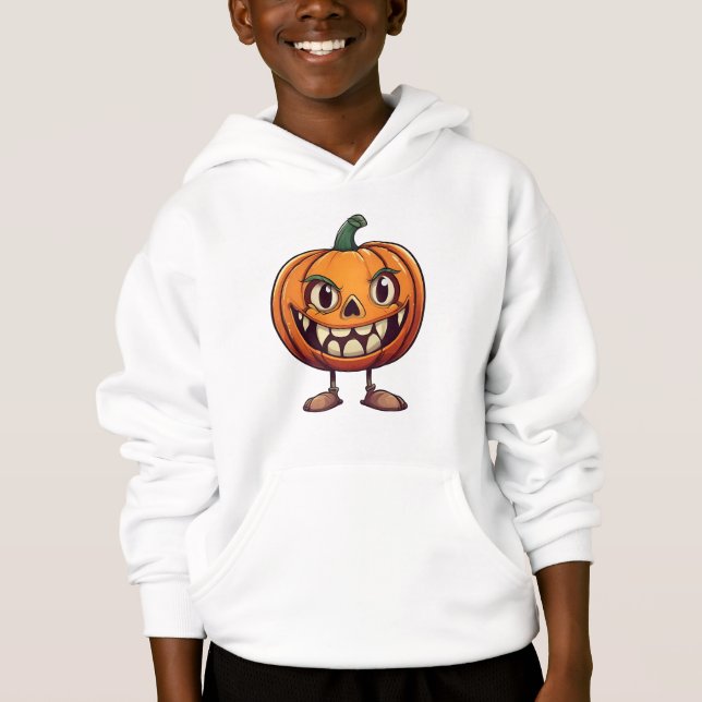 Halloween Kürbis Hoodie (Front)