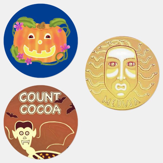 Halloween  labels (Group)