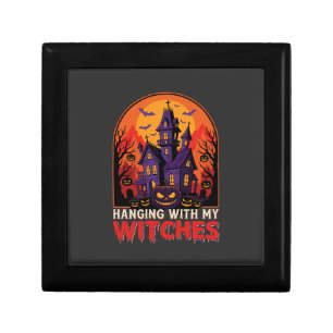 Halloween Laboratory Monster Pumpkin Moon Vector Gift Box