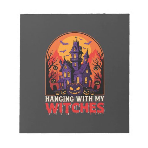 Halloween Laboratory Monster Pumpkin Moon Vector Notepad
