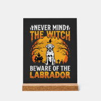 Halloween Labrador Beware of the Dog