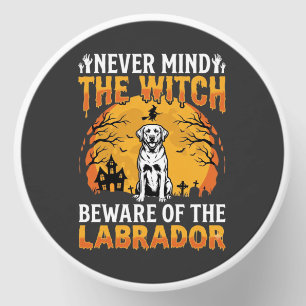Halloween Labrador Beware of the Dog Mini Candle Favors