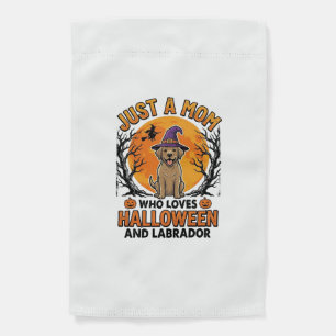 Halloween Labrador Mom Vintage Dog Design_1 Garden Flag