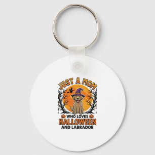 Halloween Labrador Mom Vintage Dog Design_1 Keychain