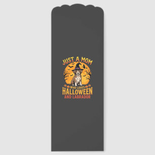 Halloween Labrador Mom Witch Dog Design_1 Bookmarks