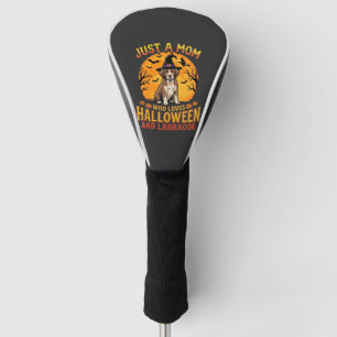 Halloween Labrador Mom Witch Dog Design_1 Golf Head Cover