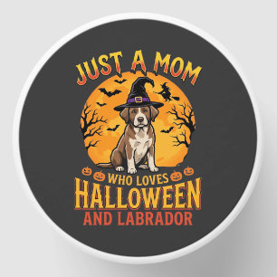 Halloween Labrador Mom Witch Dog Design_1 Mini Candle Favors