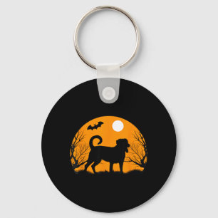 Halloween Labrador Retriever Black Lab Dog Owner Keychain